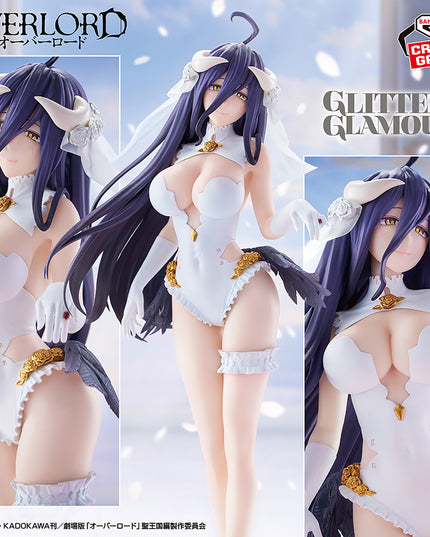 Overlord - Albedo Wedding Ver. GLITTER & GLAMOURS Figure 27cm (BANPRESTO)