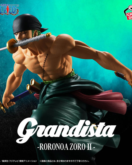 One Piece - Roronoa Zoro GRANDISTA II Figure 19cm (BANPRESTO)