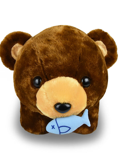 Amuse: Marukuma Bear with Fish 34cm (AMUSE)