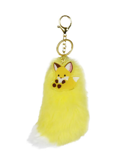 Amuse: Chokon to Kitsune Konpeito Yellow Fox Tail Charm 15cm (AMUSE)