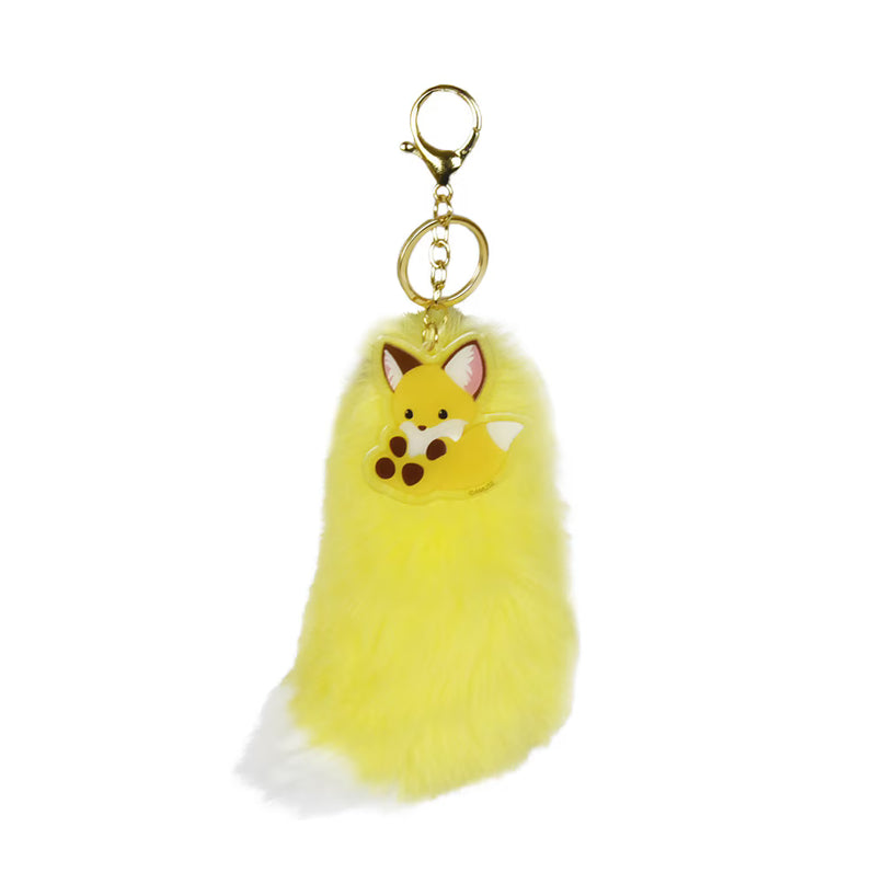 Amuse: Chokon to Kitsune Konpeito Yellow Fox Tail Charm 15cm (AMUSE)