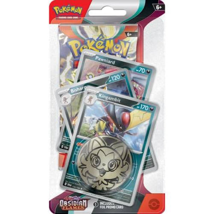 Pokémon TCG - Scarlet & Violet: Obsidian Flames Premium Checklane Display -  Kingambit