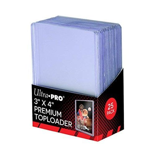 Ultra Pro - 3 x 4 Inch Toploaders Super Clear Premium 25 Pack