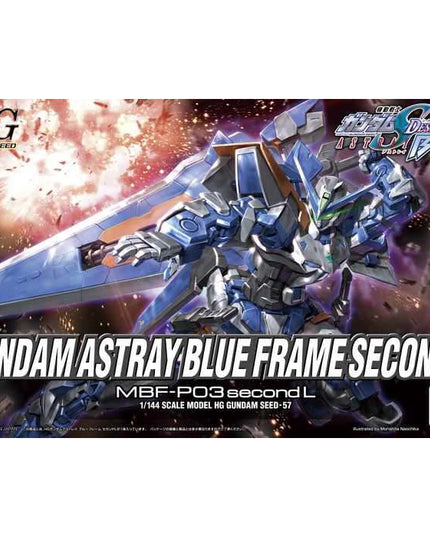 1/144 HG Astray Blu Frame Secnd L Gundam Model Kit (BANDAI)