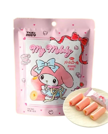 Bourbon My Melody Cake Roll Strawberry Flavour