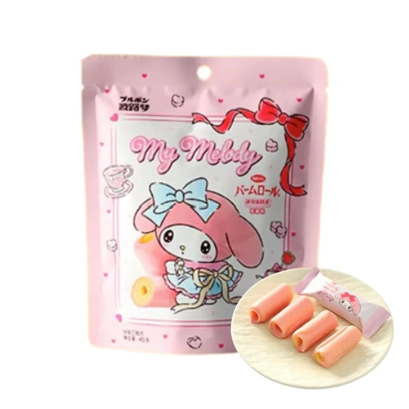 Bourbon My Melody Cake Roll Strawberry Flavour