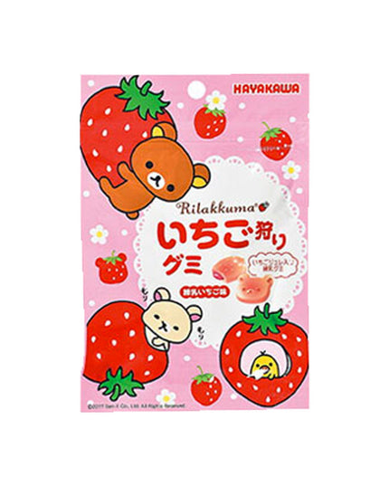 Rilakkuma Gummies Strawberry Milk 40g (HAYAKAWA)