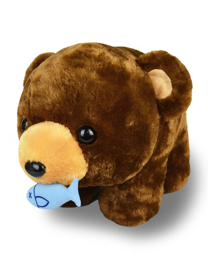 Amuse: Marukuma Bear with Fish 34cm (AMUSE)