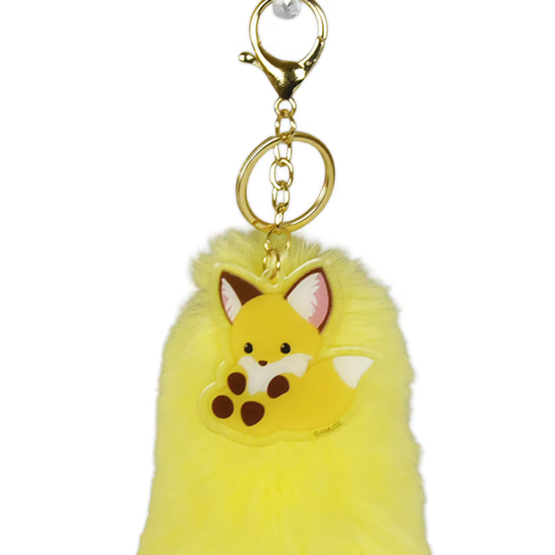 Amuse: Chokon to Kitsune Konpeito Yellow Fox Tail Charm 15cm (AMUSE)