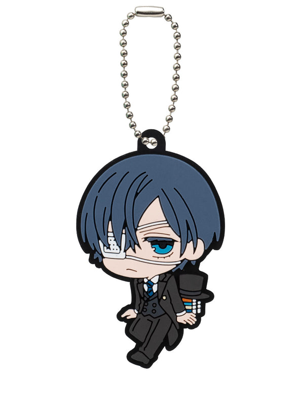 Black Butler - Boarding School Edition Capsule Rubber Mascot Charm (BANDAI)