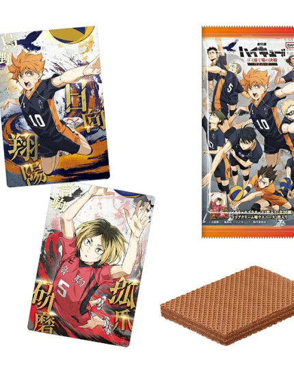 Haikyu!! - Dumpster Battle Chocolate Wafer and Card (BANDAI)