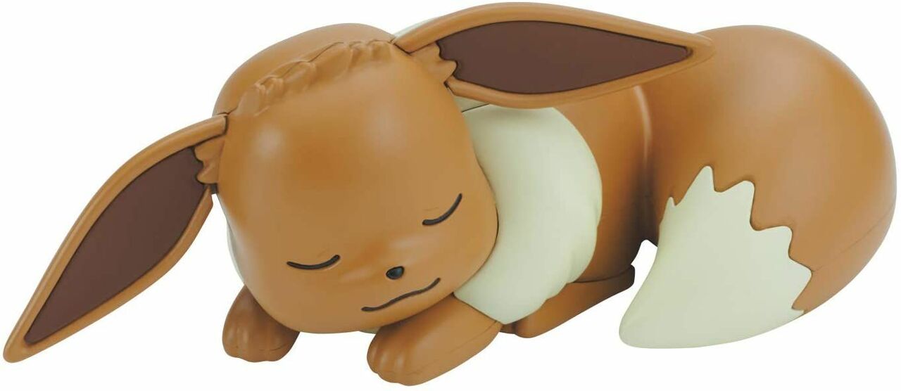 Pokemon - Eevee (Good night pose) Plamo Quick!! Plastic Model Kit (BANDAI)