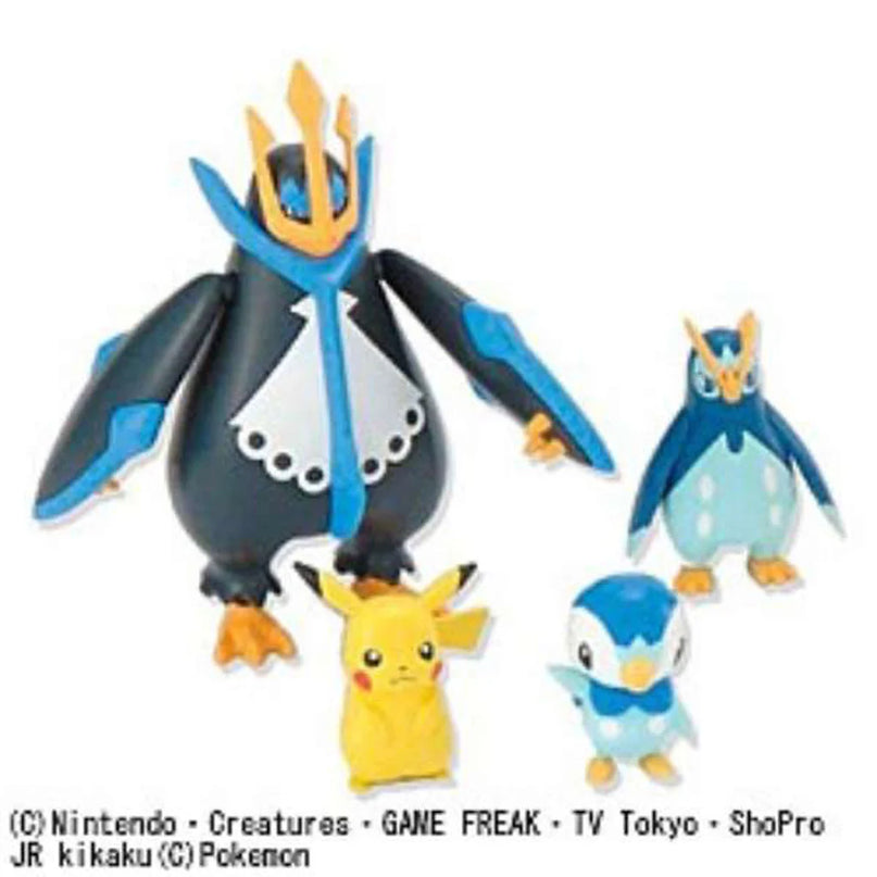 Pokemon - Empoleon Evolution Set Plamo Plastic Model Kit (BANDAI)