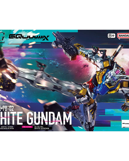 1/144 HG RX-78-02 White Gundam Model Kit (BANDAI)