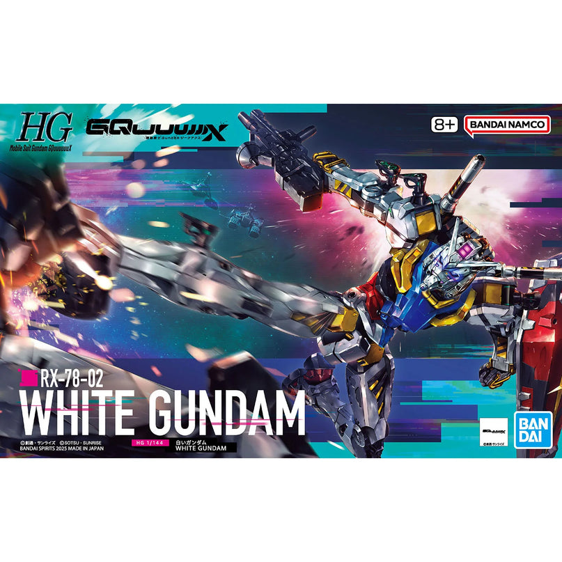 1/144 HG RX-78-02 White Gundam Model Kit (BANDAI)
