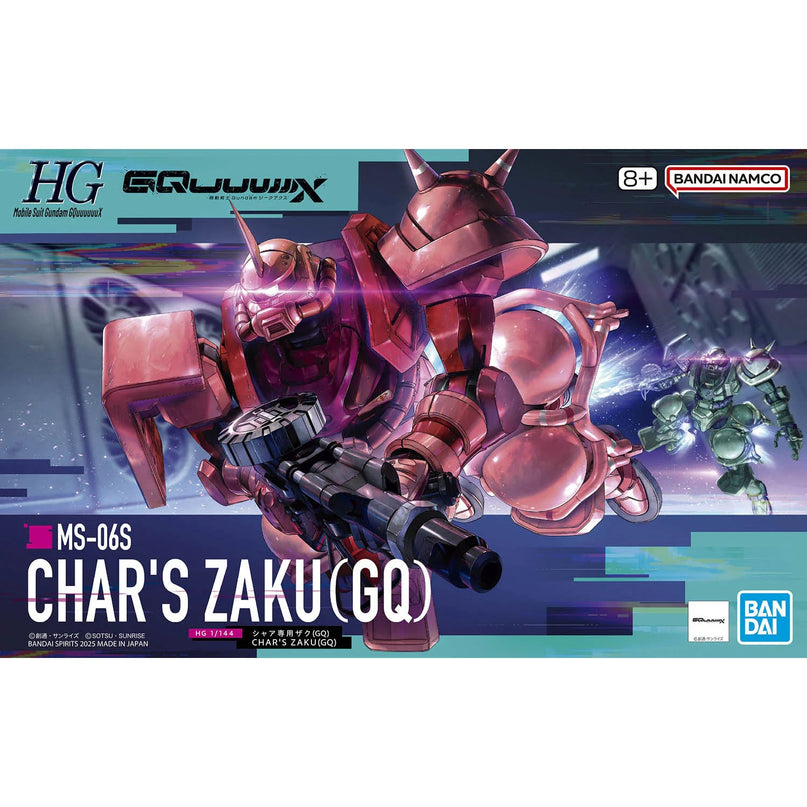 1/144 HG Char's Zaku (GQ) Gundam Model Kit (BANDAI)