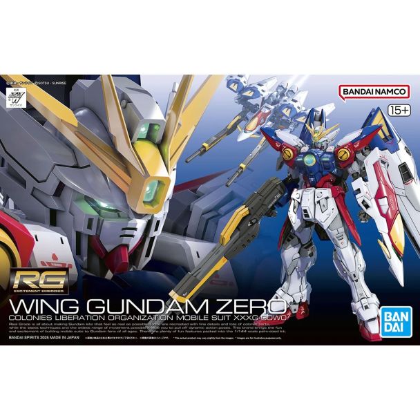 1/144 RG Wing Gundam Zero Gundam Model Kit (BANDAI)