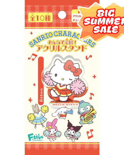 Sanrio Characters Cheering Together! Acrylic Stand and Gum Blind Bag (FTOYS)