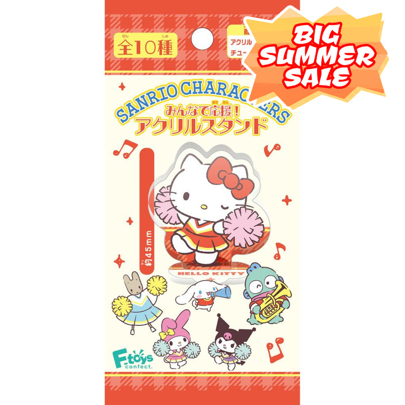 Sanrio Characters Cheering Together! Acrylic Stand and Gum Blind Bag (FTOYS)