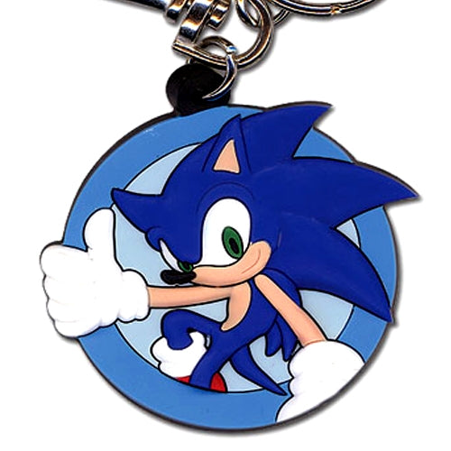 Sonic the Hedgehog Sonic PVC Die-Cut Keyring (GE94640) - TokyoToys.com