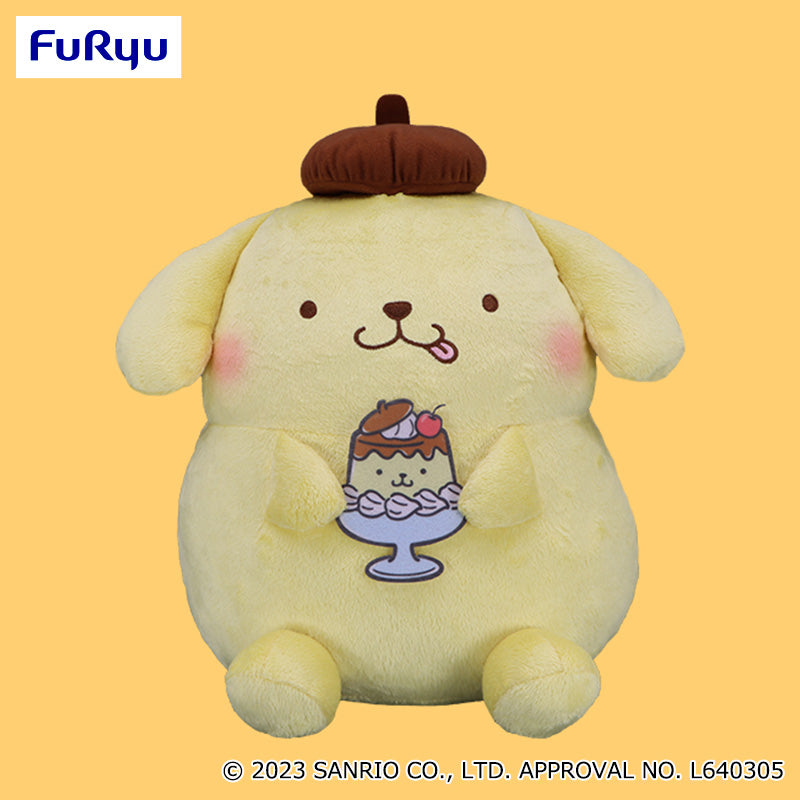 Sanrio -  Pom Pom Purin Mugyutto Pudding Big Plush (FURYU)