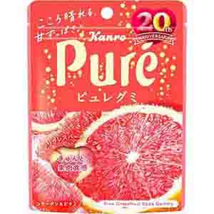 Kanro - Puré Gummy Grapefruit Flavour 56g