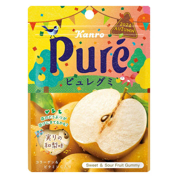 Pure Gummies - Pear Flavour 52g (KANRO)