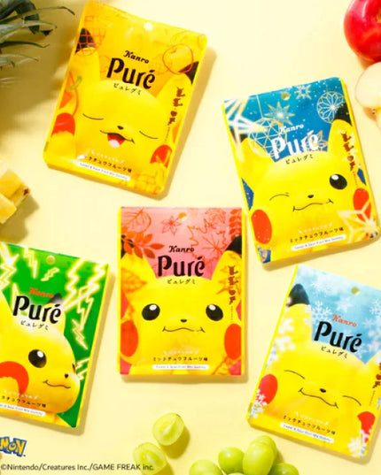 Pokemon - Pure Gummy Pikachu Micchu Mixed Fruit 52G (KANRO)