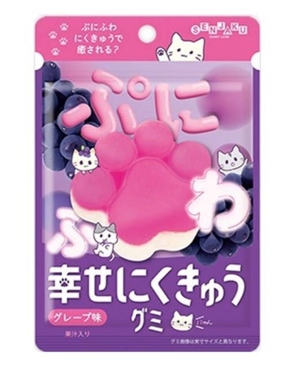 Senjakuame Happy Nikukyu Gummy Grape Flavor 30g