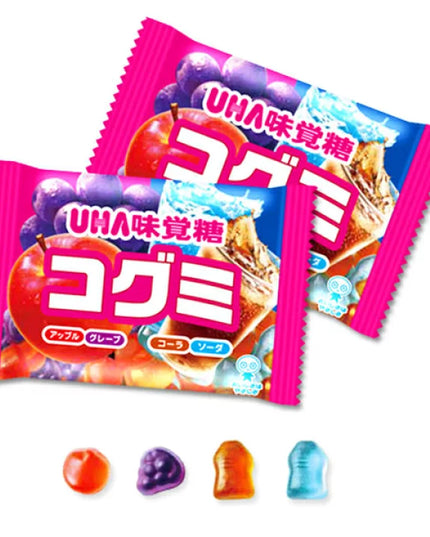 Mikakuto Kogumi Fruit & Drink Gummies Family Pack (8 mini packs) (UHA)