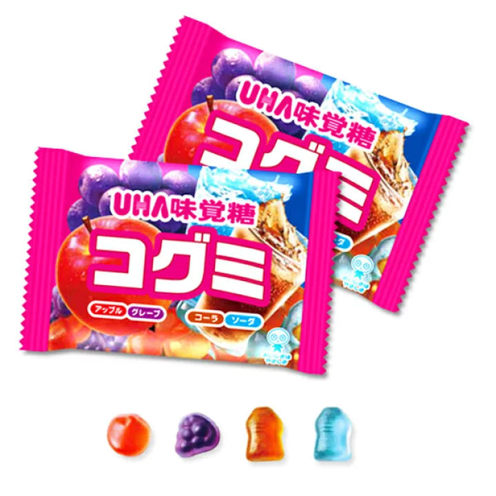 Mikakuto Kogumi Fruit & Drink Gummies Family Pack (8 mini packs) (UHA)