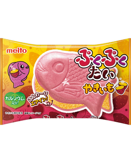 Meito PukuPuku Tai - Taiyaki Wafer - Sweet Potato Flavour