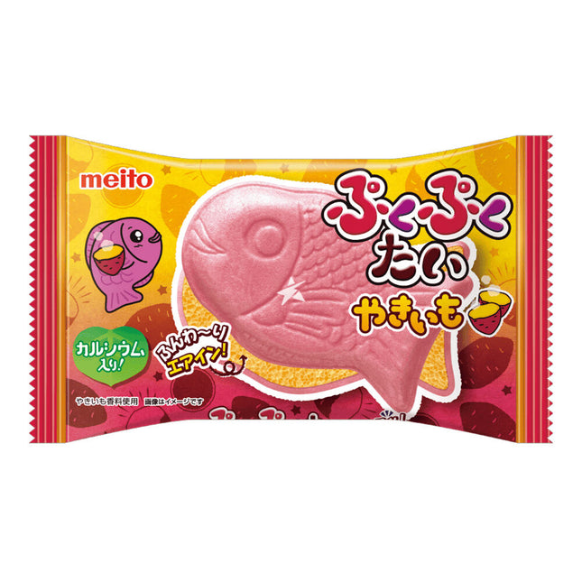 Meito PukuPuku Tai - Taiyaki Wafer - Sweet Potato Flavour