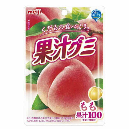 Meiji - Peach Shaped Fruit Gummy Candy