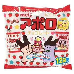 Apollo Strawberry Flavour Chocolate Share Bag (MEIJI)