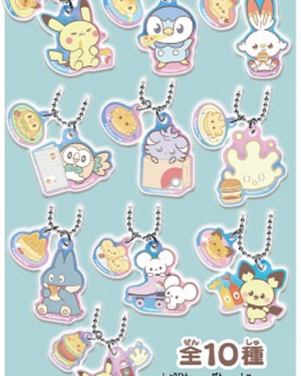 Pokemon - Pokepeace Charm Candy 2 - Keychain and Herbal Star Candy (TAKARA TOMY ARTS)