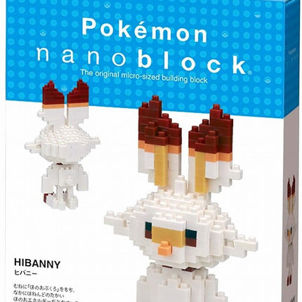 Pokemon x Nanoblock  - Scorbunny (KAWADA NBPM060)