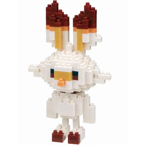 Pokemon x Nanoblock  - Scorbunny (KAWADA NBPM060)