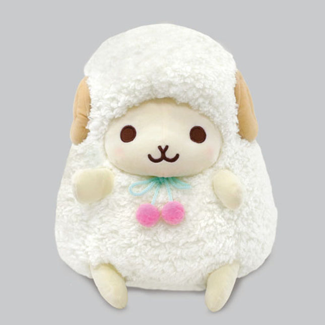 AMUSE Woolly Pom Pom Ribbon Plush 32cm (AMUSE)