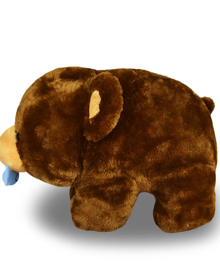 Amuse: Marukuma Bear with Fish 34cm (AMUSE)