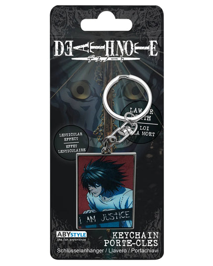 Death Note - Justice Lenticular Metal Keychain (ABYSTYLE)