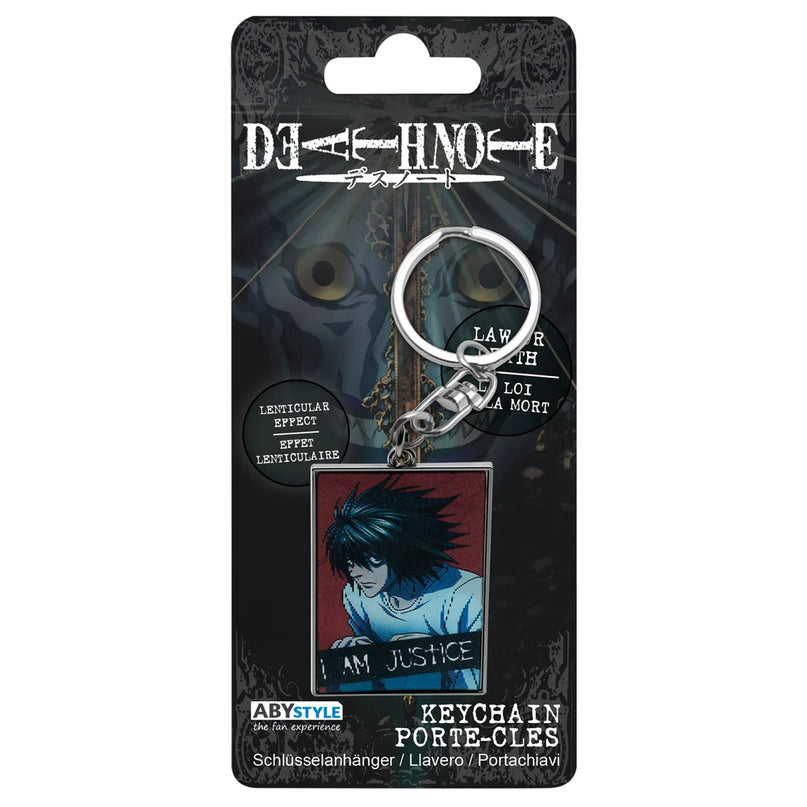 Death Note - Justice Lenticular Metal Keychain (ABYSTYLE)