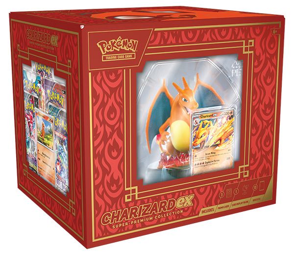 RELEASE 4th OCTOBER 2024: Pokémon TCG: Charizard ex Super-Premium Collection