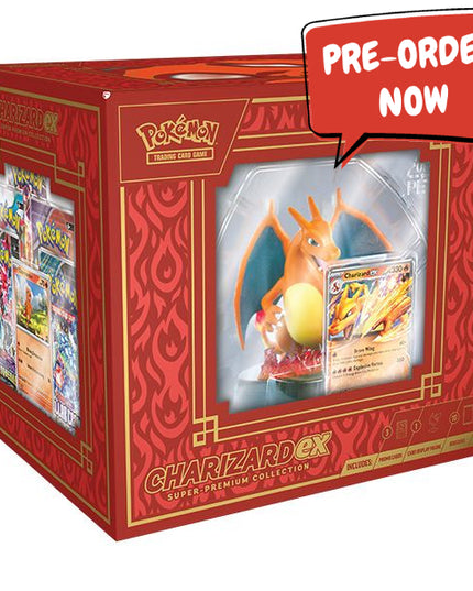 RELEASE 4th OCTOBER 2024: Pokémon TCG: Charizard ex Super-Premium Collection