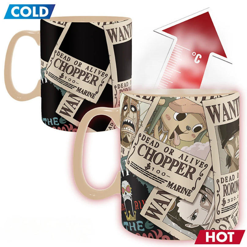 One Piece Wanted 460ml Heat Change Mug (ABYSTYLE)
