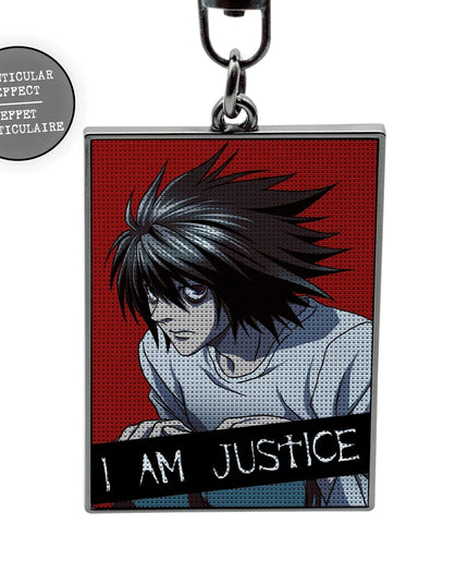Death Note - Justice Lenticular Metal Keychain (ABYSTYLE)