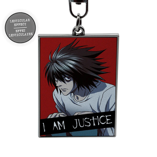 Death Note - Justice Lenticular Metal Keychain (ABYSTYLE)