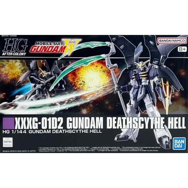 1/144 HG XXXG-01D2 Deathscythe Hell Gundam Model Kit (BANDAI)