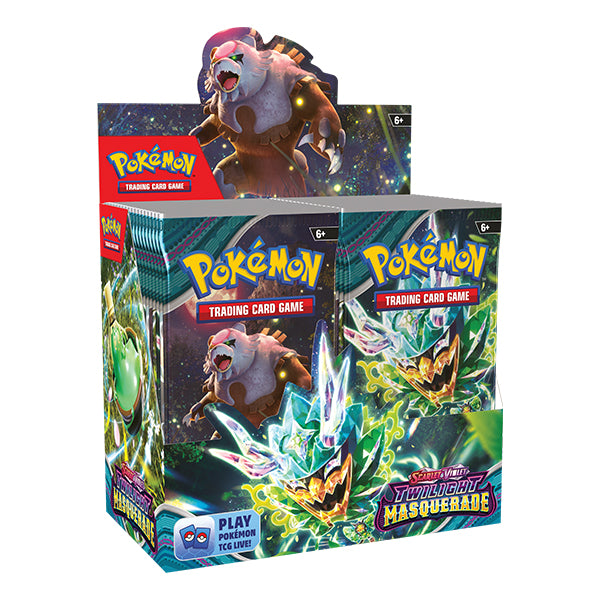 RELEASE 24th MAY 24: Pokemon TCG: Scarlet & Violet 6 - Twilight Masquerade Booster Box