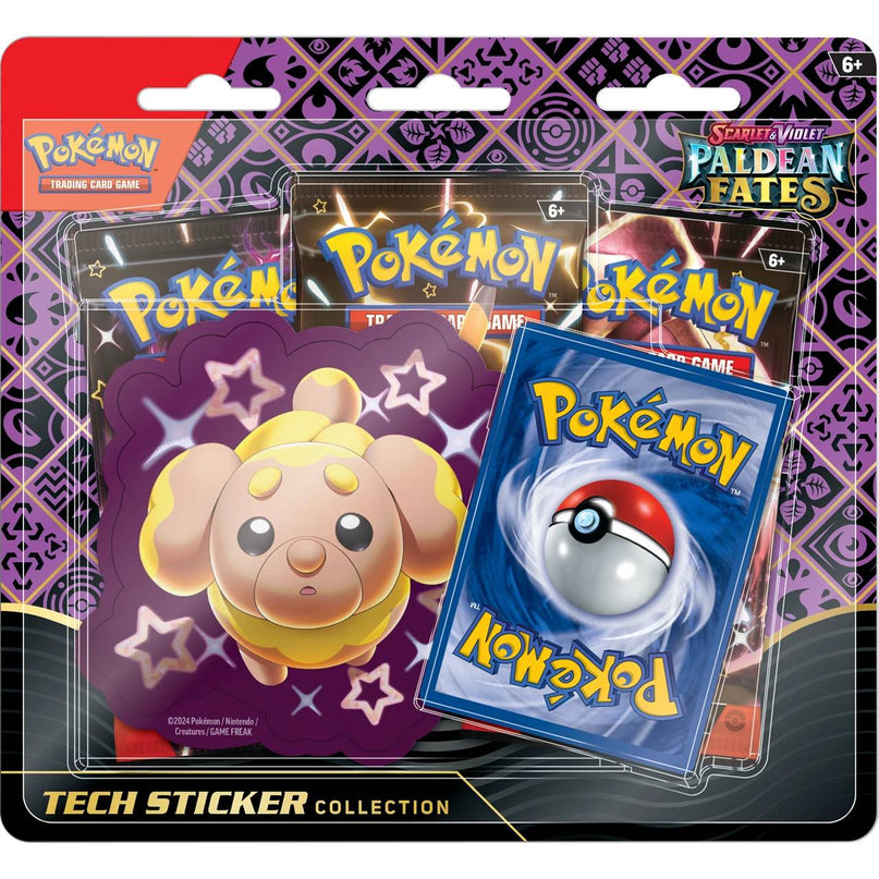 Pokemon TCG - Scarlet & Violet 4.5 Paldean Fates Tech Sticker Box Fidough